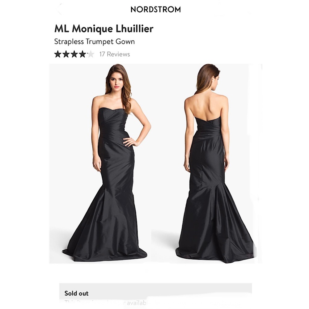 Monique Lhuillier trumpet gown 10
